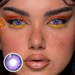Cosplay Butterfly Purple Coloured Contact Lenses