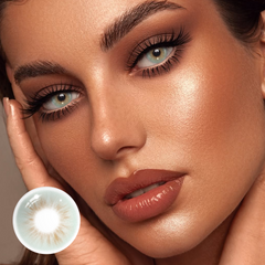 Cassia Green Coloured Contact Lenses