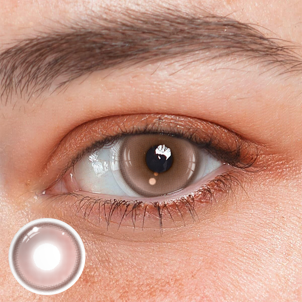 Shae Brown Coloured Contact Lenses