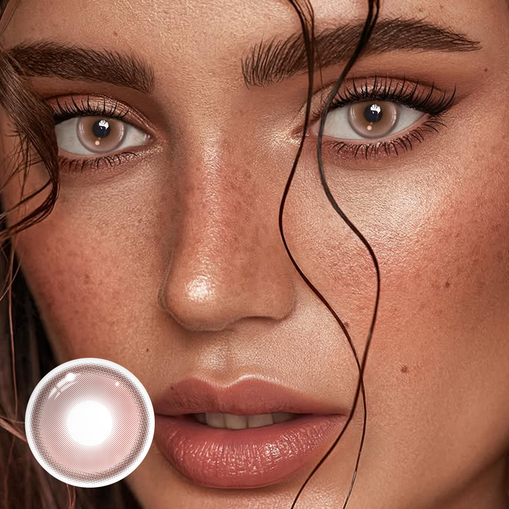 Shae Brown Coloured Contact Lenses