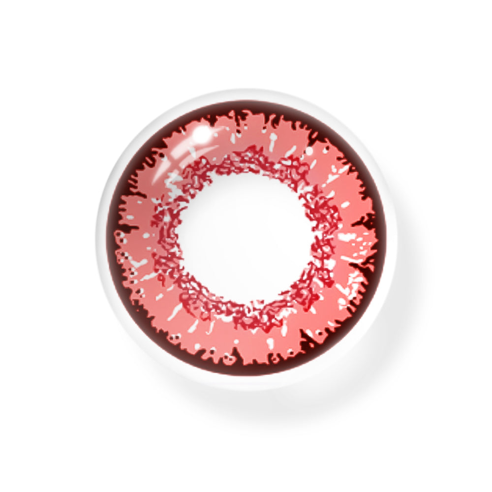 Cosplay Queen Dark Pink Coloured Contact Lenses