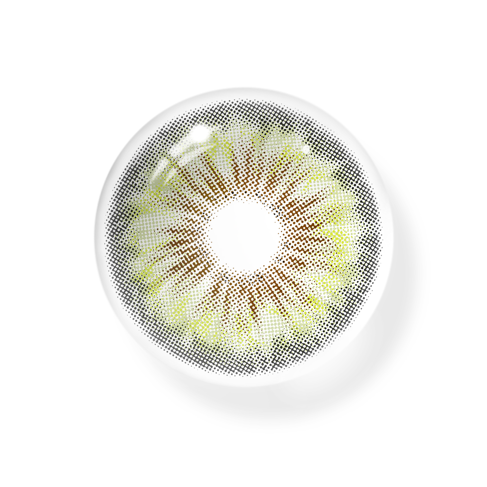 Cyrene Dark Green Coloured Contact Lenses