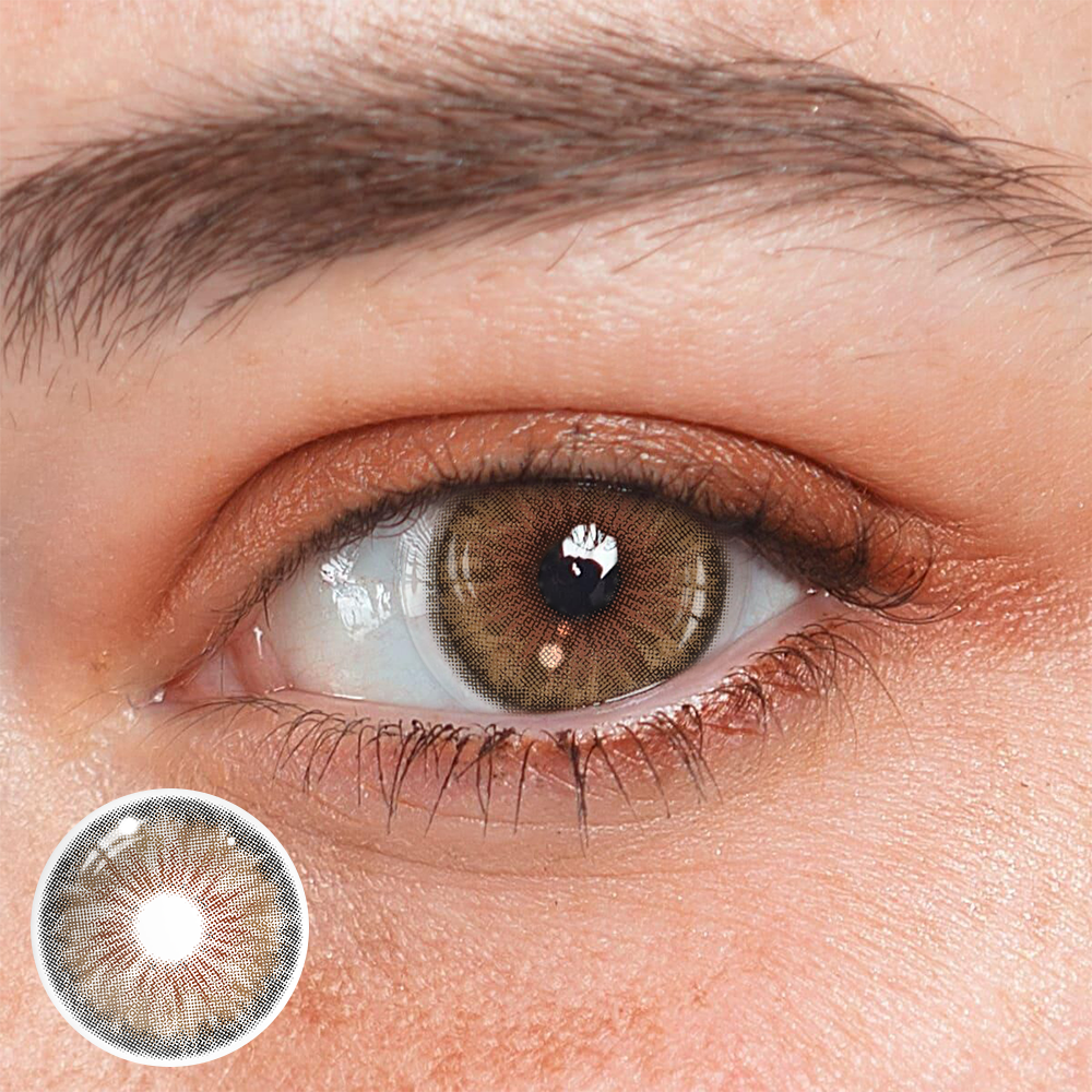 Cyrene Hazel Coloured Contact Lenses