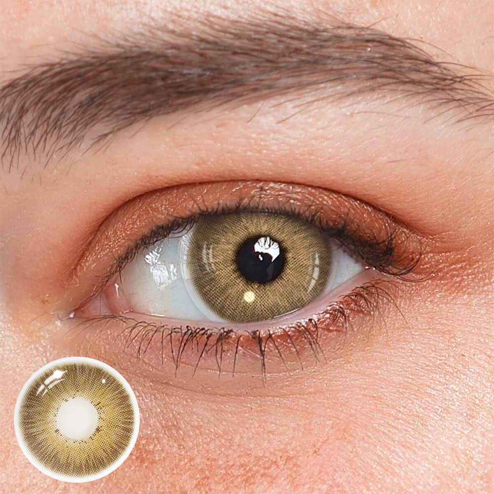 Amazonia Sahara Brown Prescription Coloured Contact Lenses