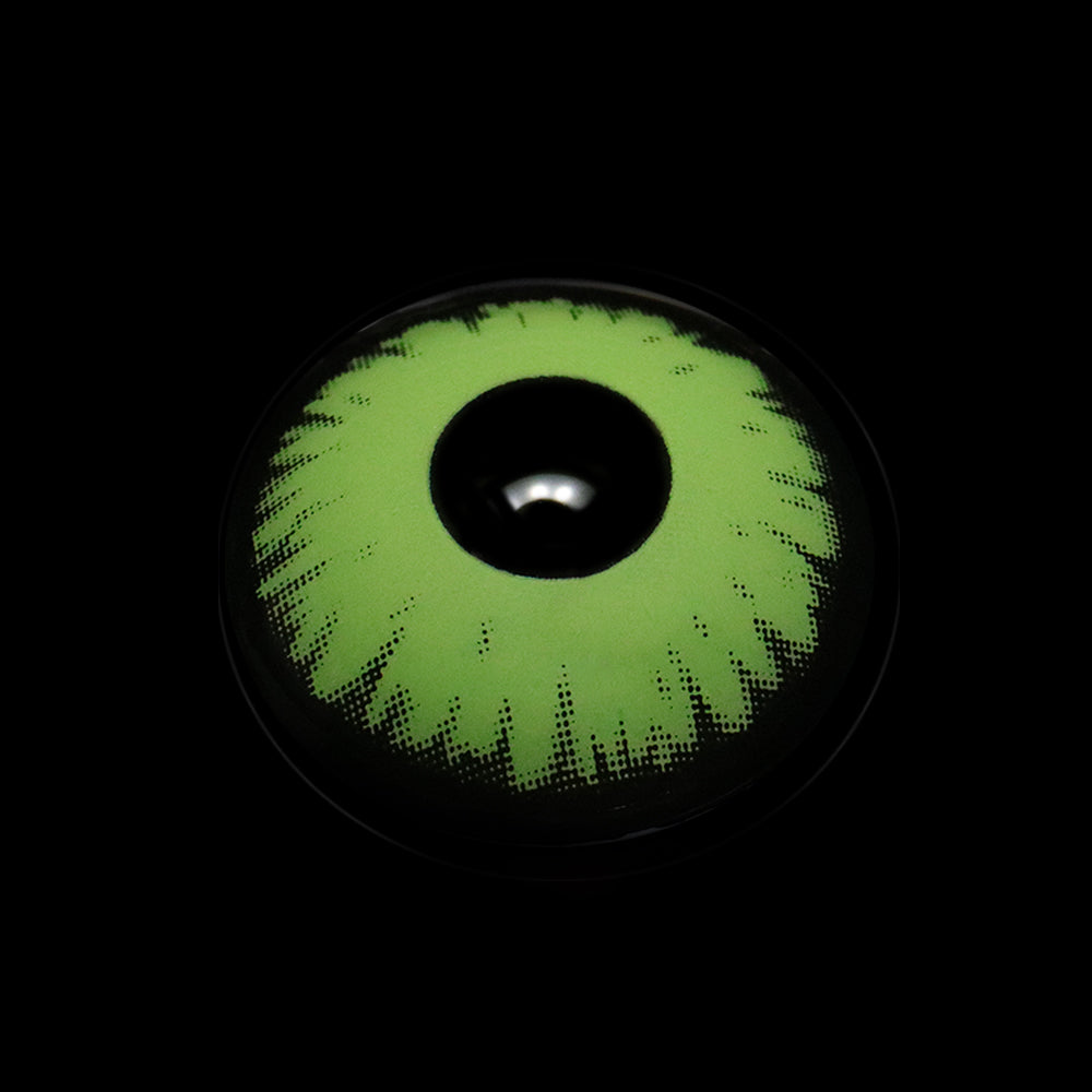 Cosplay Lucifer's Eye Light Green Coloured Contact Lenses
