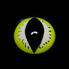 Cosplay Wild Cat Eye Green Coloured Contact Lenses