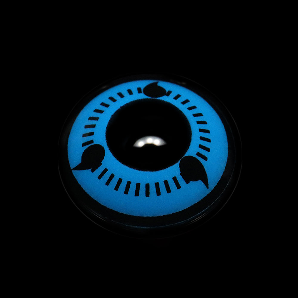 Cosplay NARUTO Sharingan Blue Coloured Contact Lenses