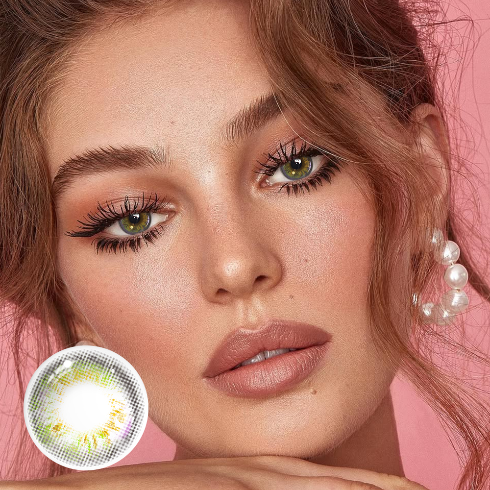 Larimar Yellow Coloured  Contact Lenses