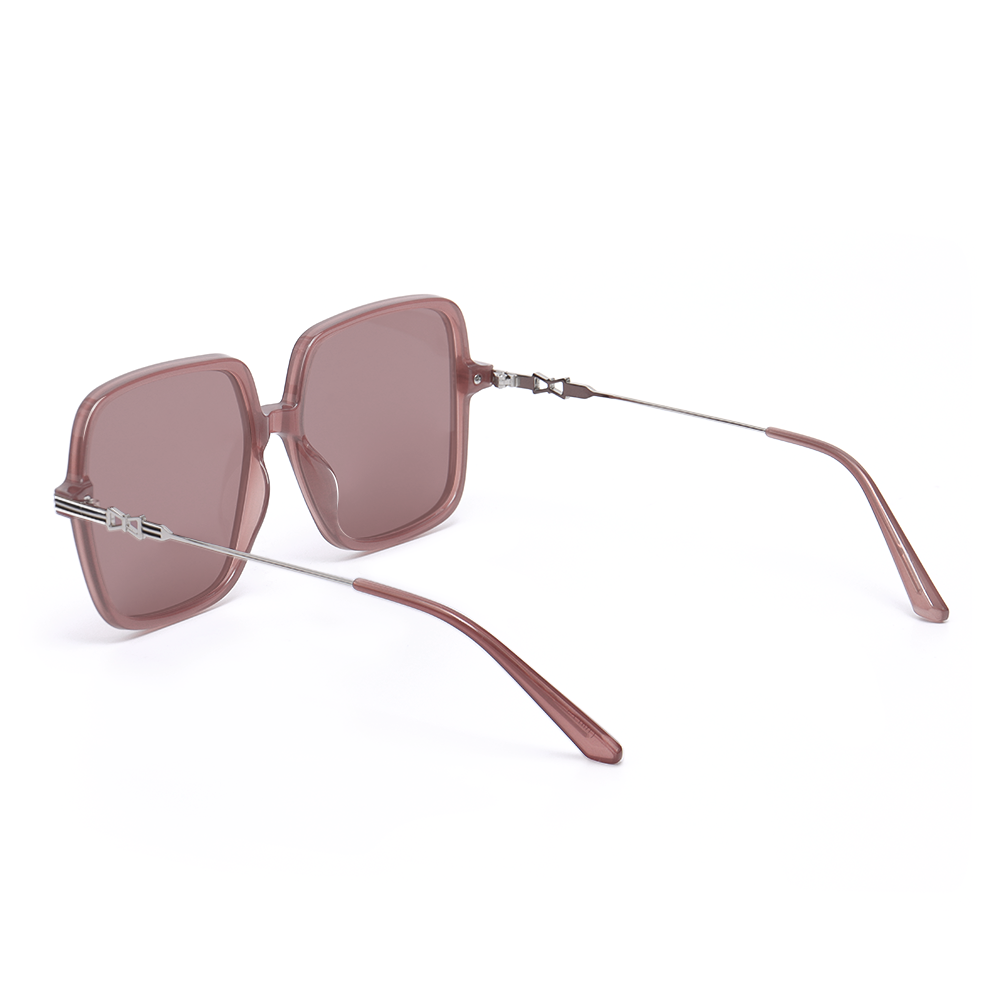 Alexandra Geometric Pink Sunglasses