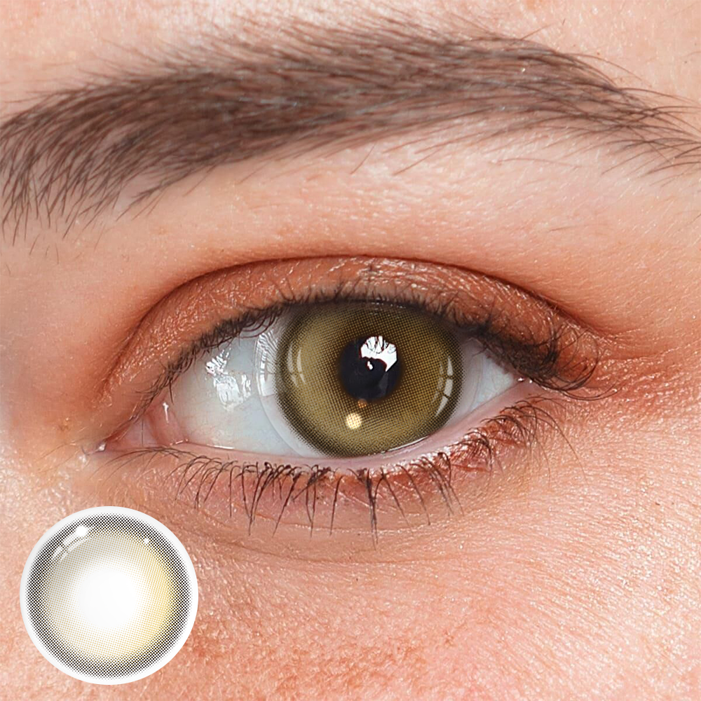 Realta Pudding Brown Coloured Contact Lenses