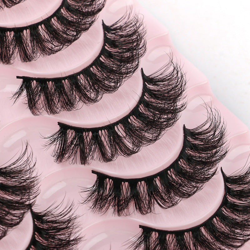 7D Dense 10 Piece Mink Hair Eyelashes