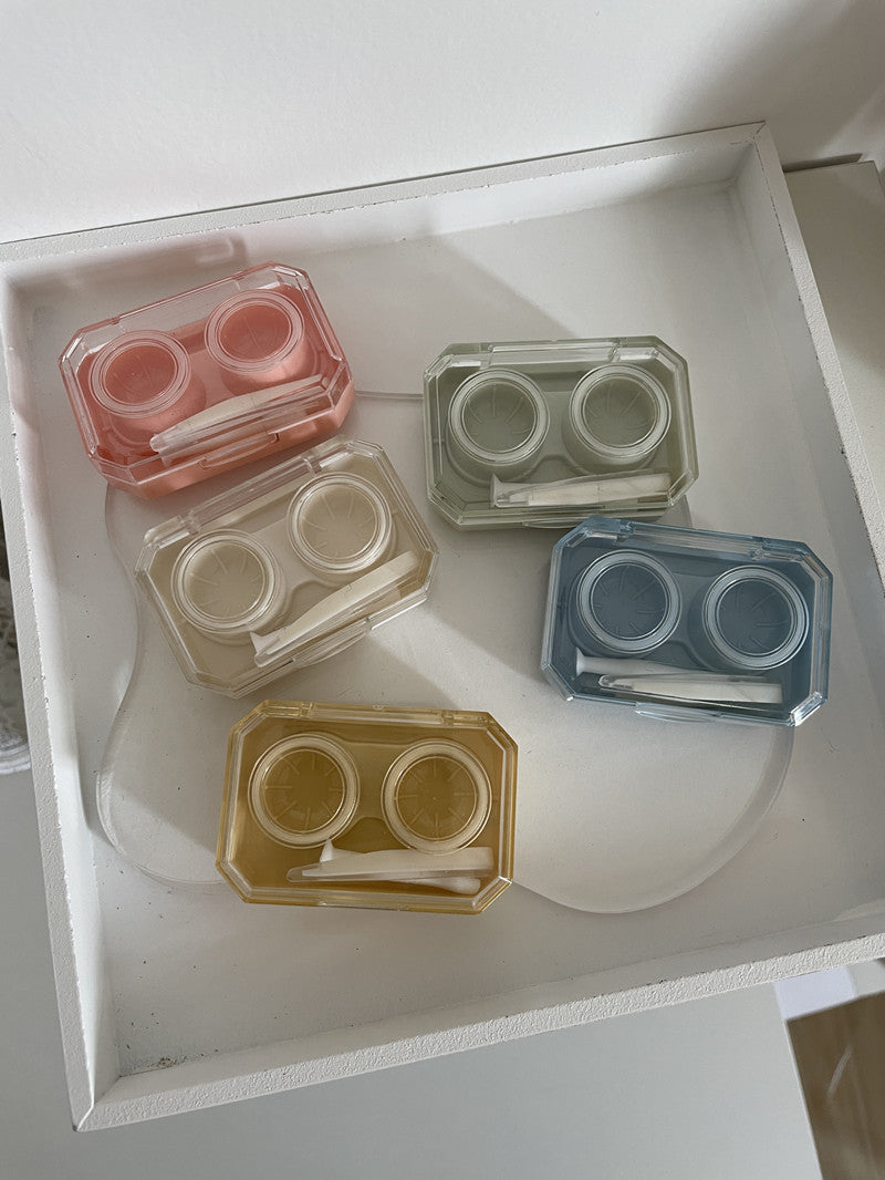 Mini Colored Contact Lens Case