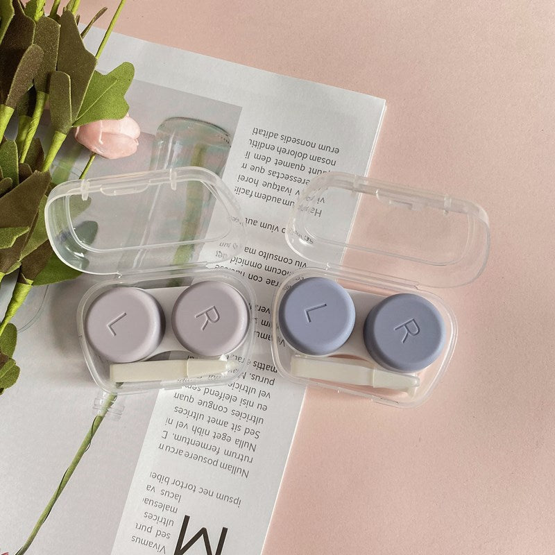 Plain Colored Contact Lens Case