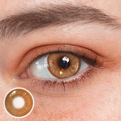 Amaretto Brown Coloured Contact Lenses