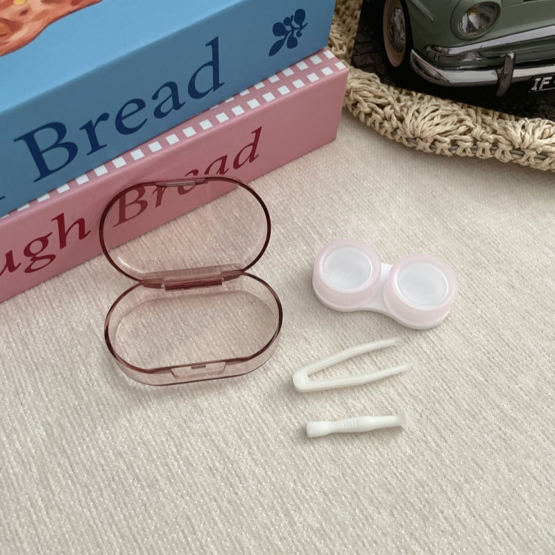 Simple Portable Colored Contact Lens Case