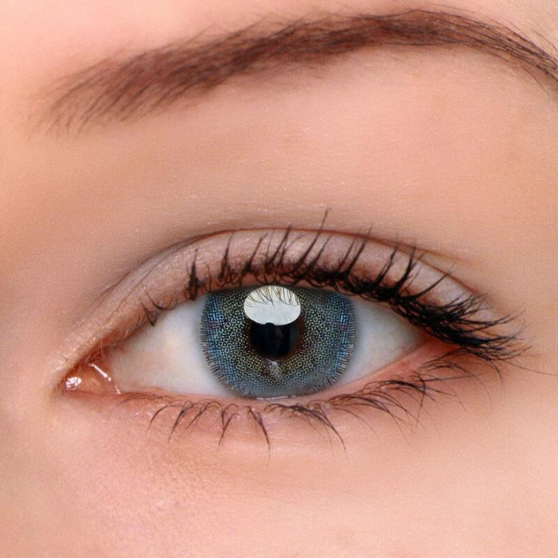 Euramerican Blue Prescription Coloured Contact Lenses