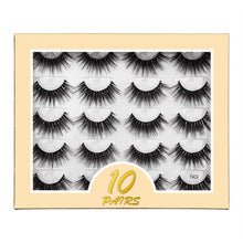 3D Cat Eye 10 Piece Mink Hair Eyelashes