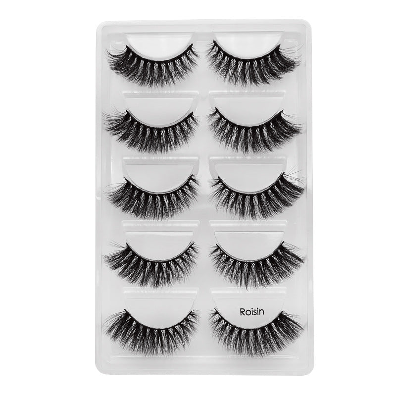 3D Glan 5 Piece Roisin Mink Hair Eyelashes