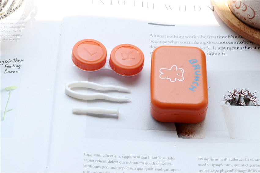 Cabinet Colored Contact Lens Case