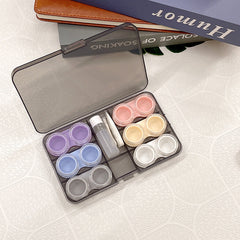 6 Pairs Colored Contact Lens Case