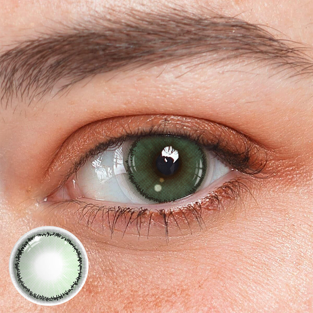 Cosplay Cartoon Eye Green Coloured Contact Lenses