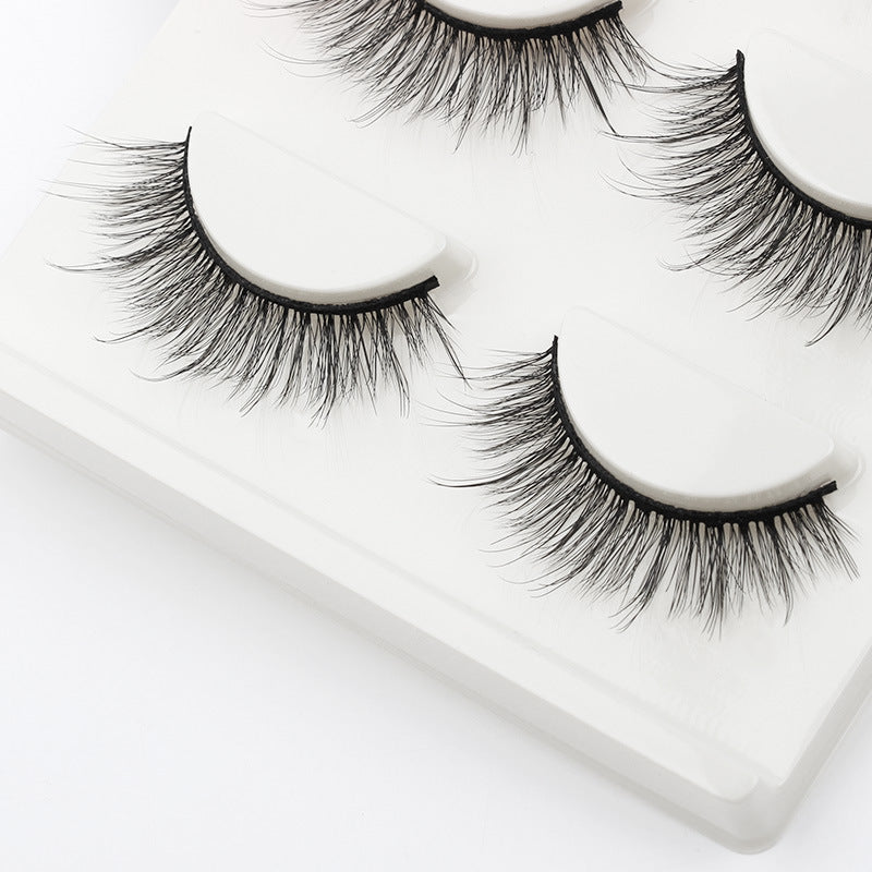 New Waterproof 3 Piece G305 Mink Hair Eyelashes