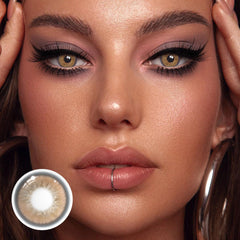 Flora Brown Prescription Coloured Contact Lenses