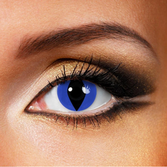 Cosplay Cat Eye Blue Coloured Contact Lenses