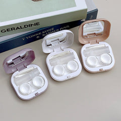 Cute simple Colored Contact Lens Case