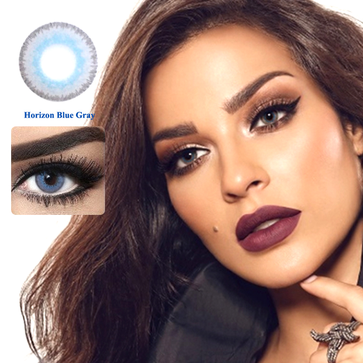 Elite Horizon Blue Gray Coloured Contact Lenses