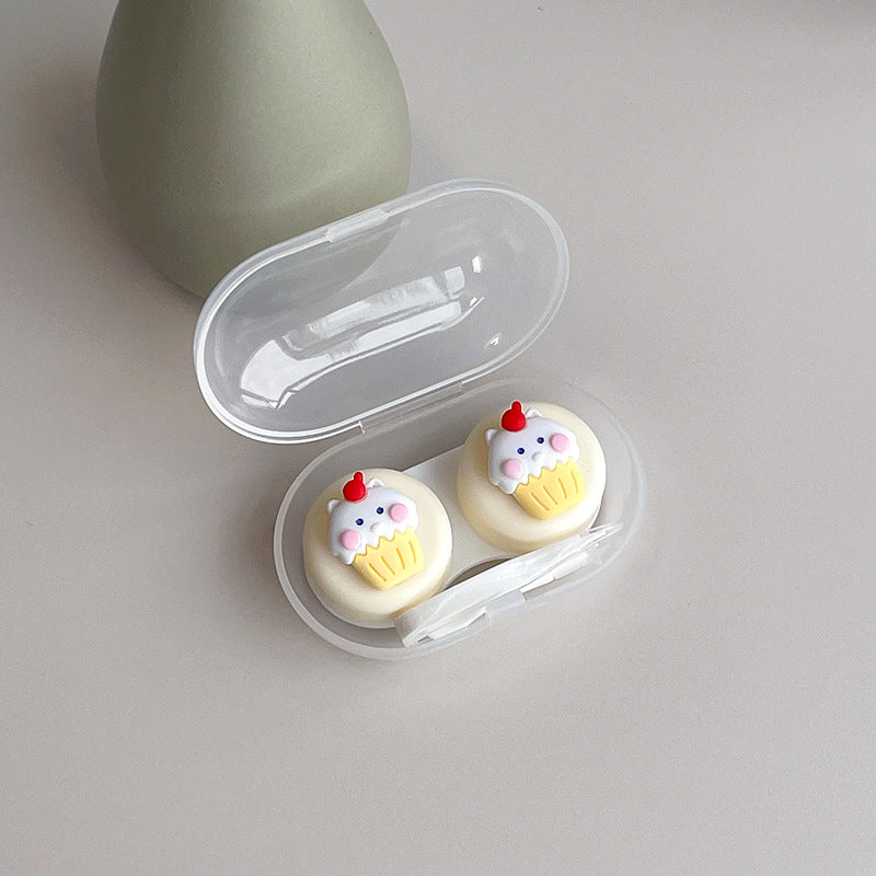 INS Simple Cute DIY Colored Contact Lens Case