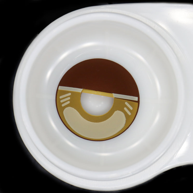 Cosplay Agatsuma Zenitsu Coffee Coloured Contact Lenses