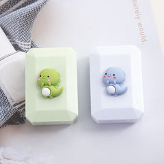 Cartoon Dinosaur Colored Contact Lens Case