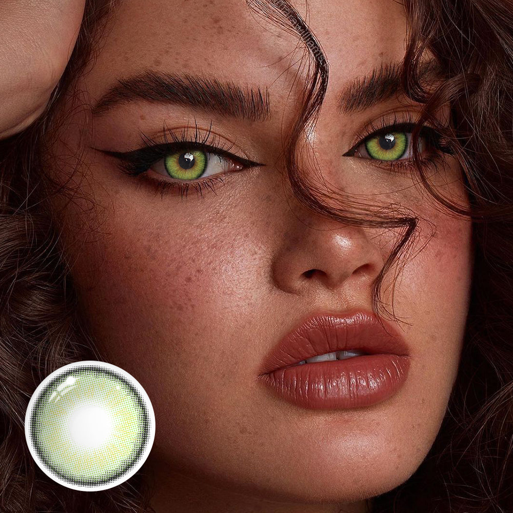 Nova Green Coloured Contact Lenses