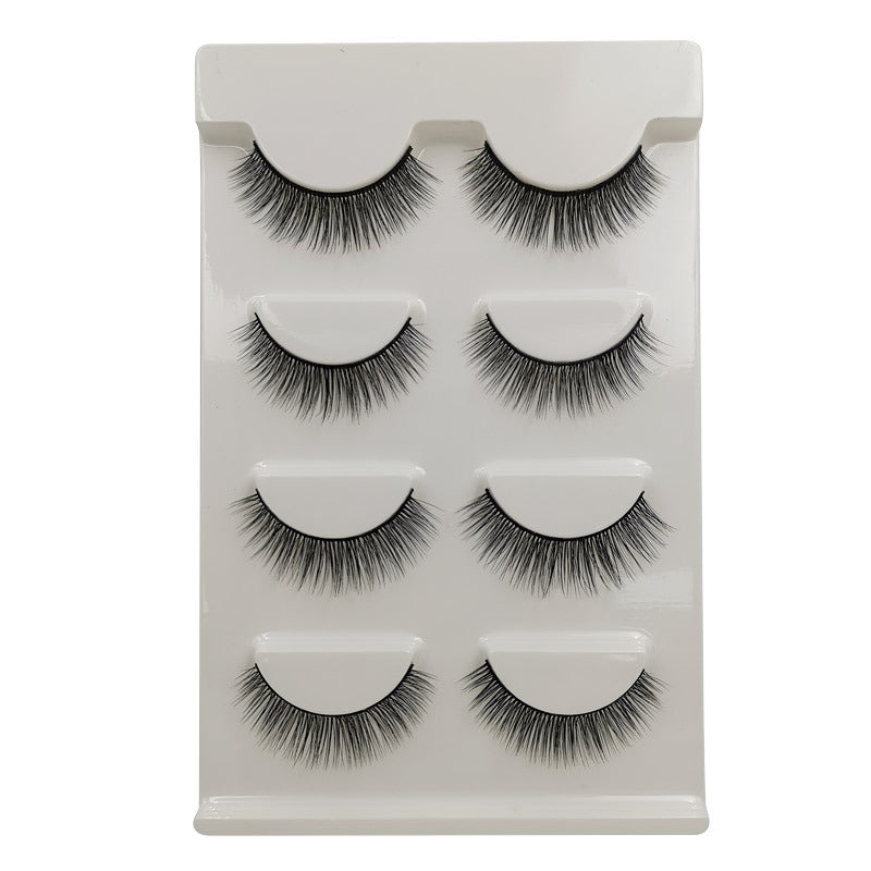 New Natural Slim 4 Piece G101 Mink Hair Eyelashes