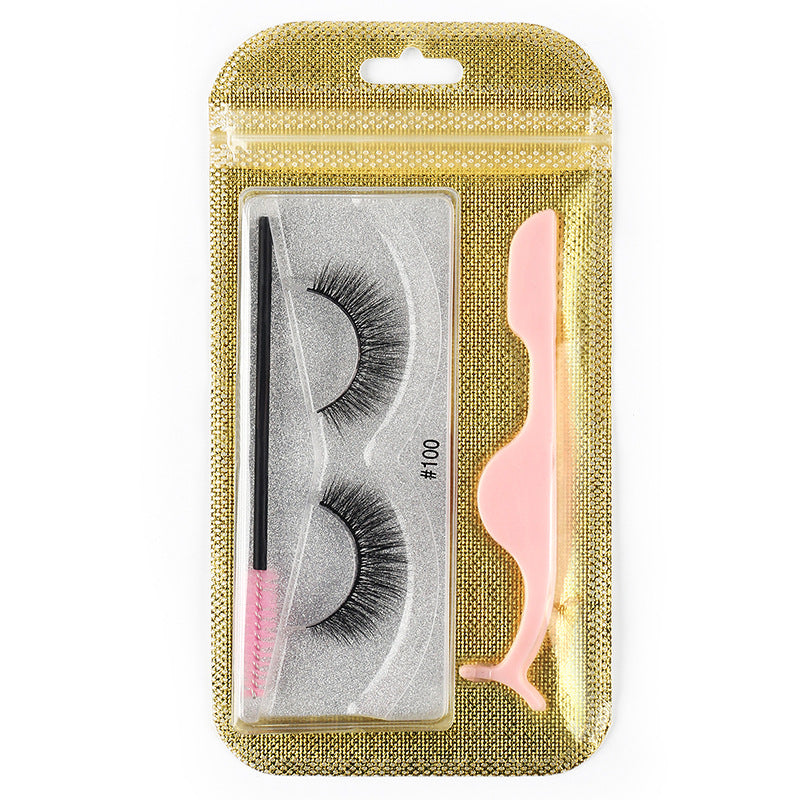 3D Natural Thick Pair 1 Piece Mink Hair Eyelashes