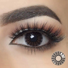 Halloween SpiderWeb White Coloured Contact Lenses