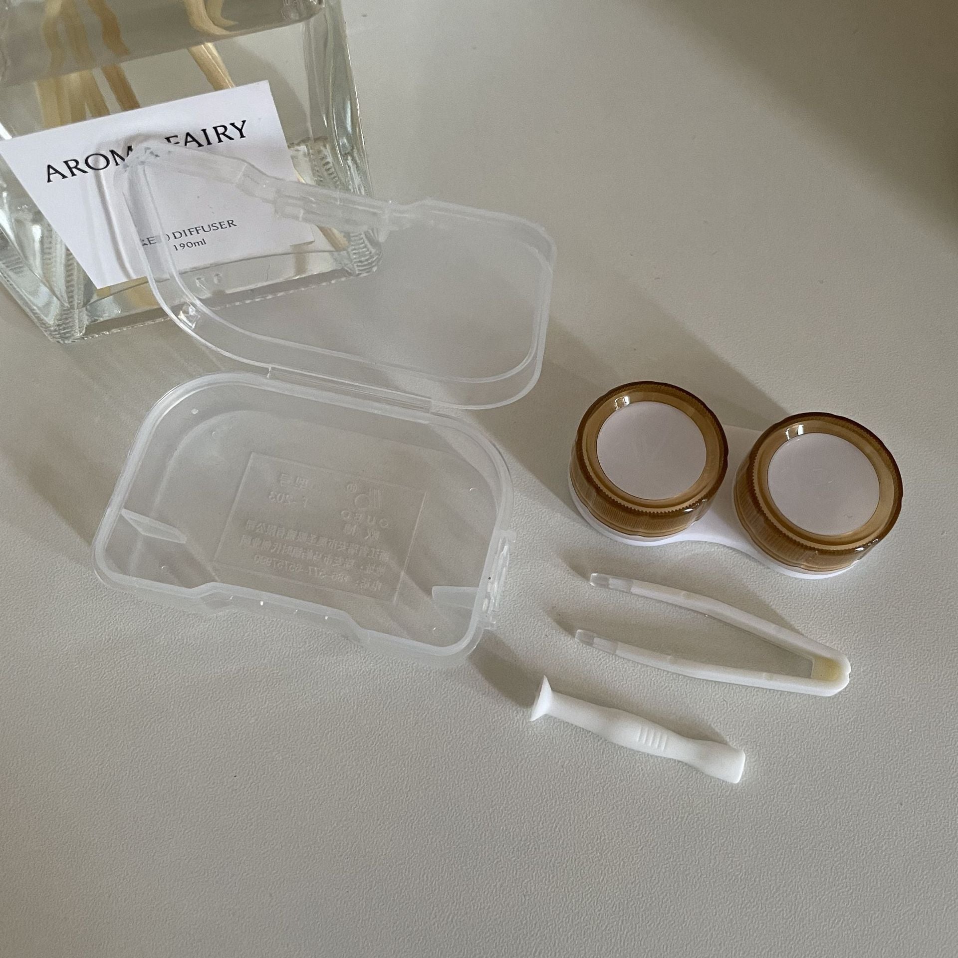 Small Minority Colored Contact Lens Case