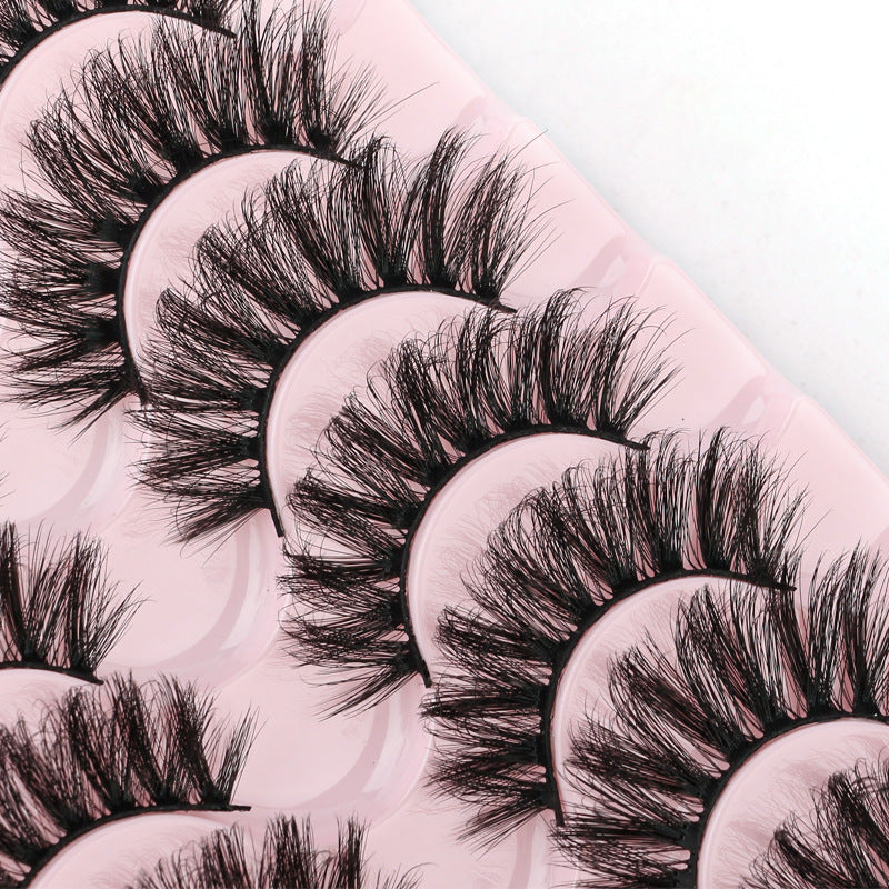 7D Dense 10 Piece Mink Hair Eyelashes