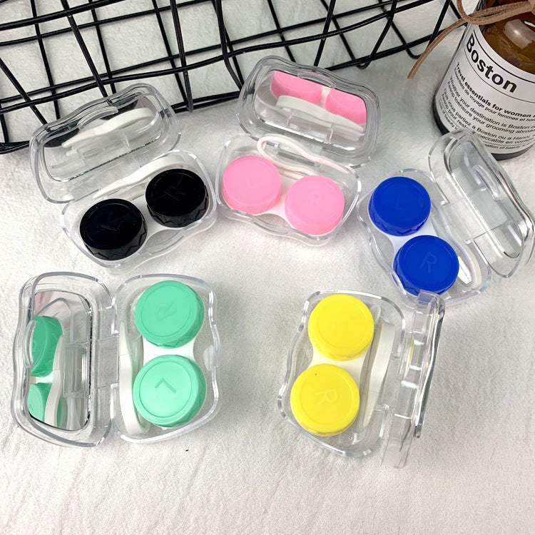 Cute Cartoon Colored Contact Lens Case