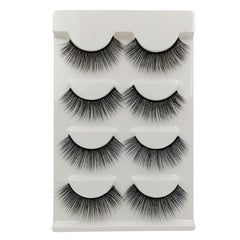 New Natural Slim 4 Piece G103 Mink Hair Eyelashes