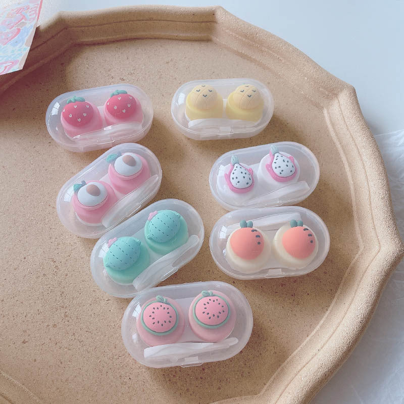 Cute Fruit Colored Contact Lens Case