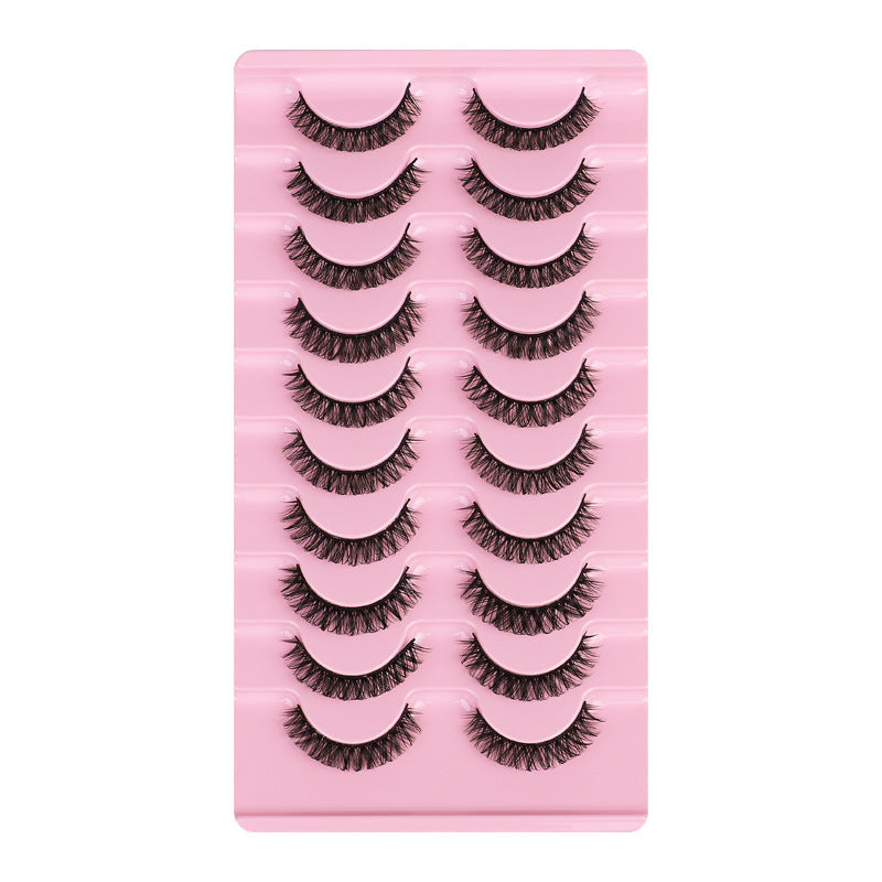 DD European and American Thick 10 Piece Mink Hair Eyelashes