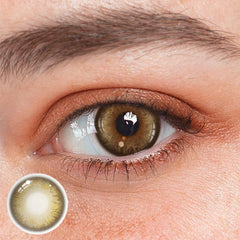 Penina Golden Brown Prescription Coloured Contact Lenses