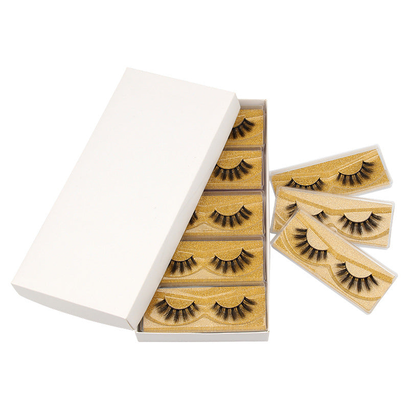 3D  Yellow Card Model Mix  10 Piece  Mink Hair Eyelashes