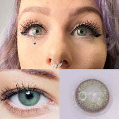 Wildcat Green Prescription Coloured Contact Lenses