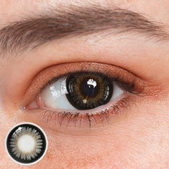 BAMBI Gray Prescription Coloured Contact Lenses