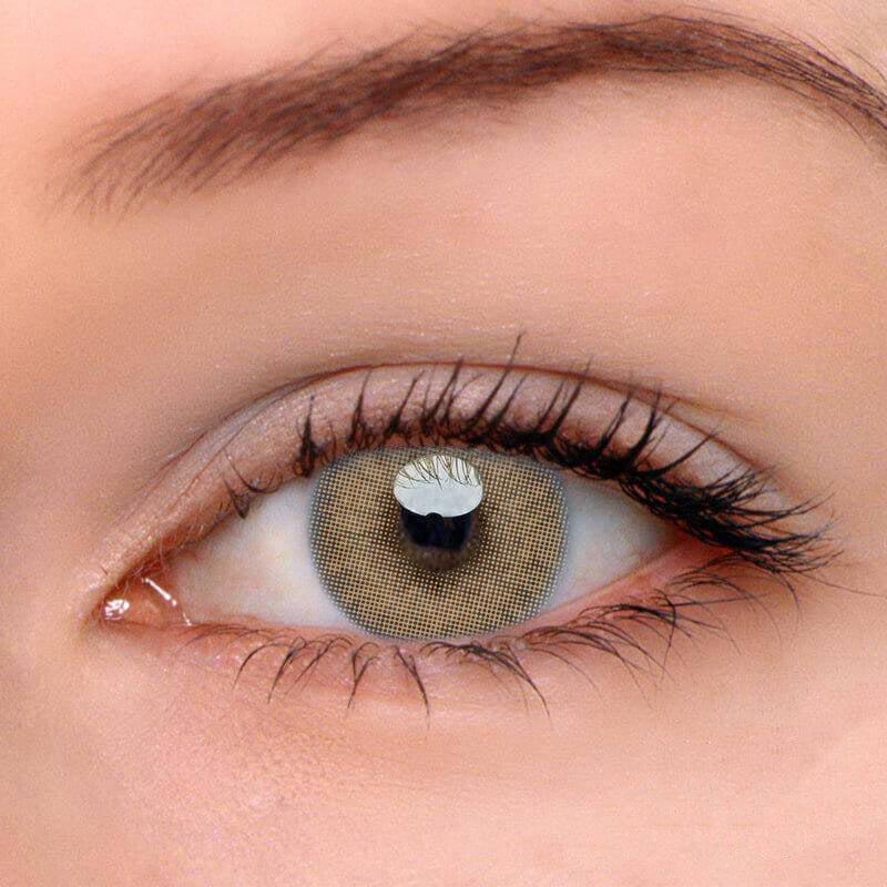 Matte Hazel Coloured Contact Lenses