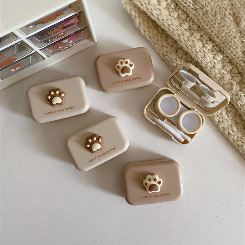 Milktea Colored Contact Lens Case