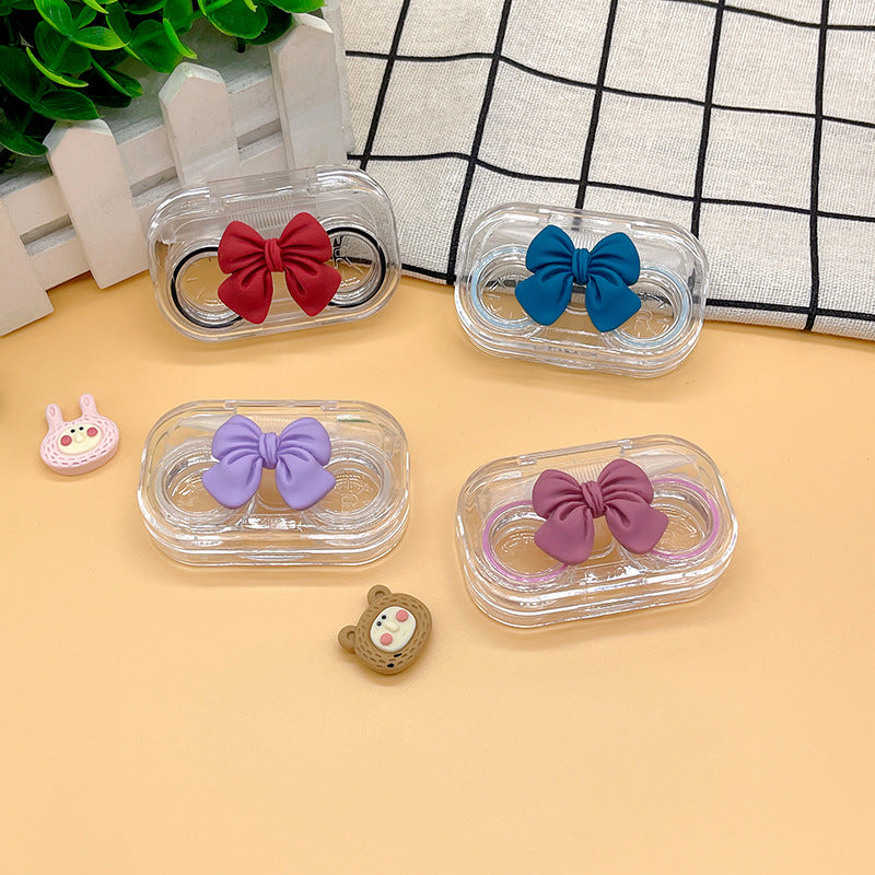 Transparent Colored Contact Lens Case